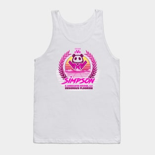 Simpson SynthWave 2  - LIGHTS Tank Top